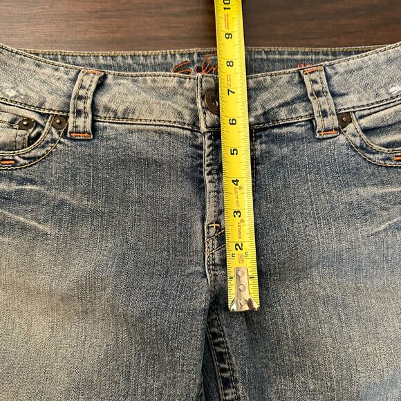 Silver Jeans Santorini light wash cropped straight leg jeans size 30 - Picture 13 of 14